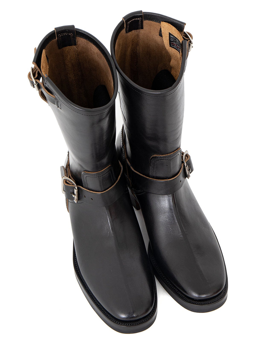 Clinch Engineer Boots, CN Soft Toe, Horsebutt, Overdye Black