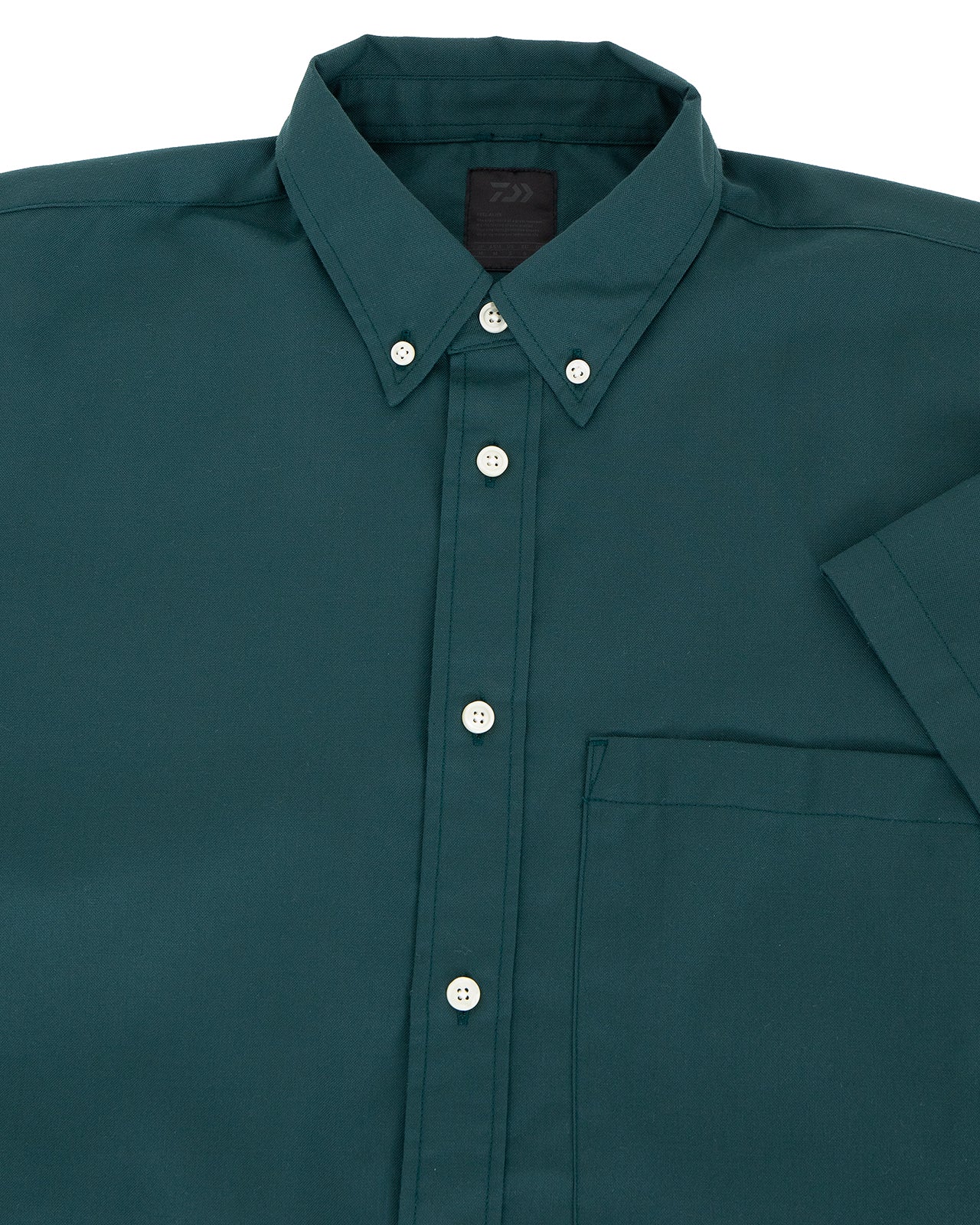 Daiwa Pier39 Tech Button Down Shirt S/S OX, Dark Green