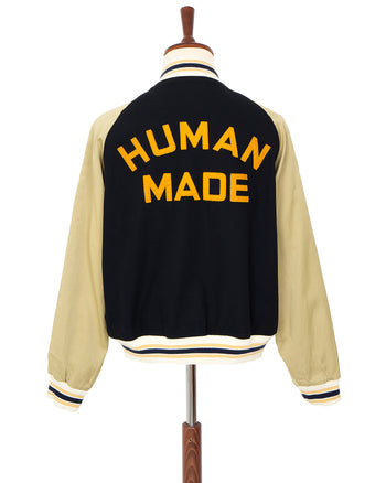 Human Made Baseball Jacket, Navy