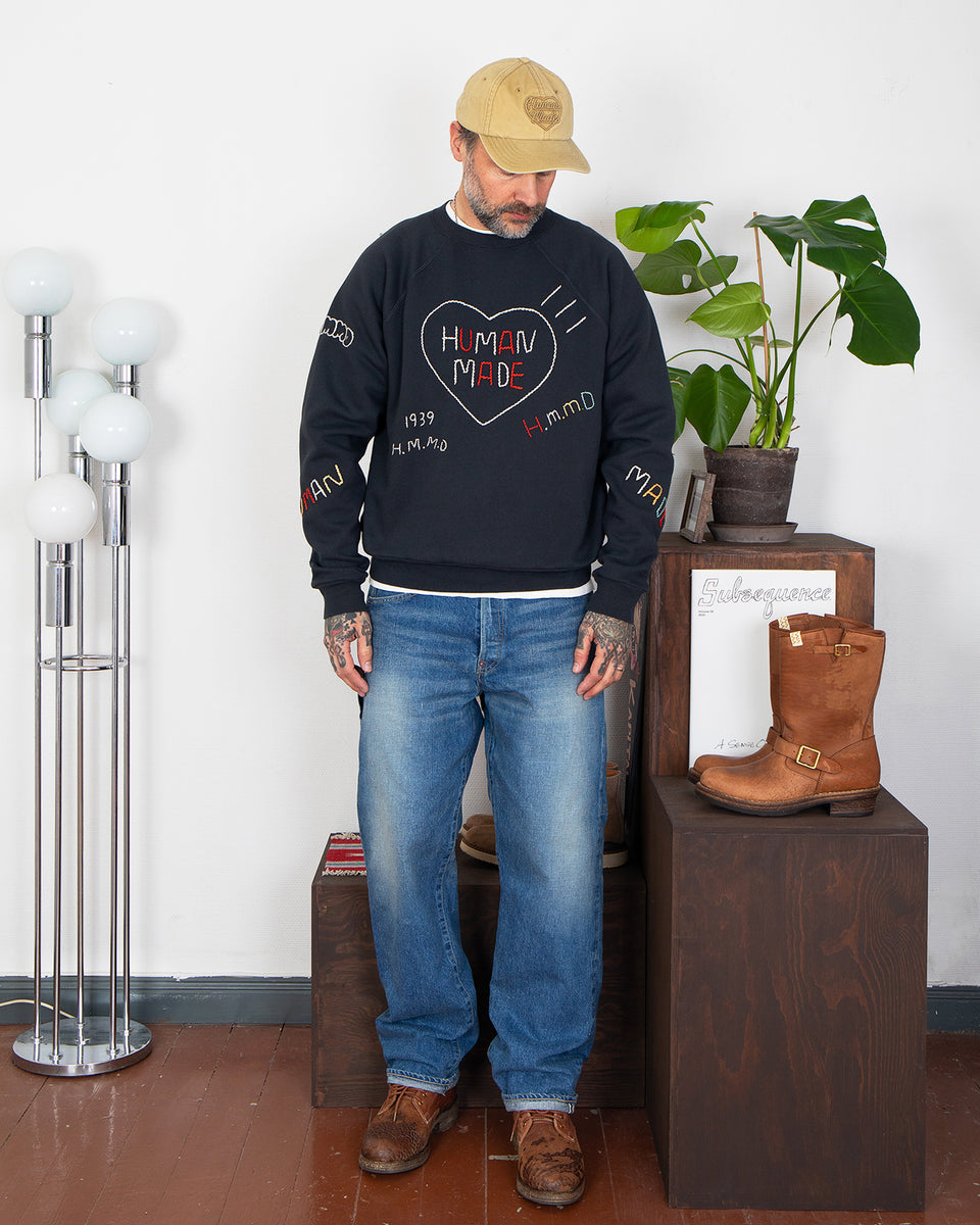 Human Made Embroidered Sweatshirt – Pancho And Lefty - Online Store
