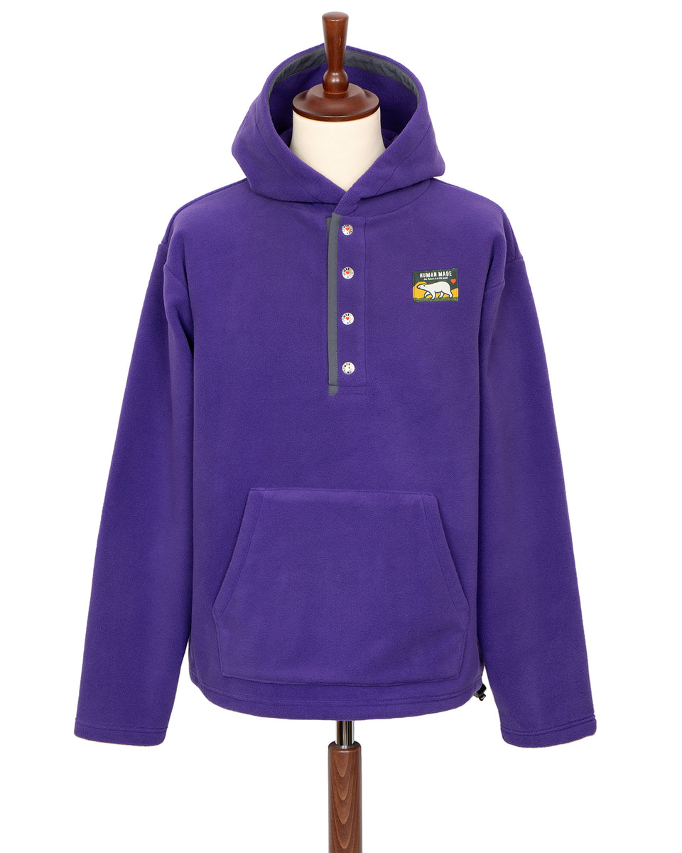 Human Made Fleece Hoodie, Purple – Pancho And Lefty - Online Store