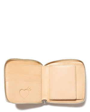 Human Made Leather Wallet, Beige