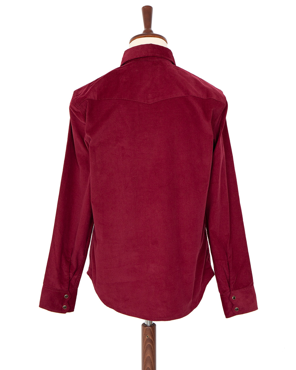 Indigofera Dollard Shirt, Cotton Corduroy, Burgundy