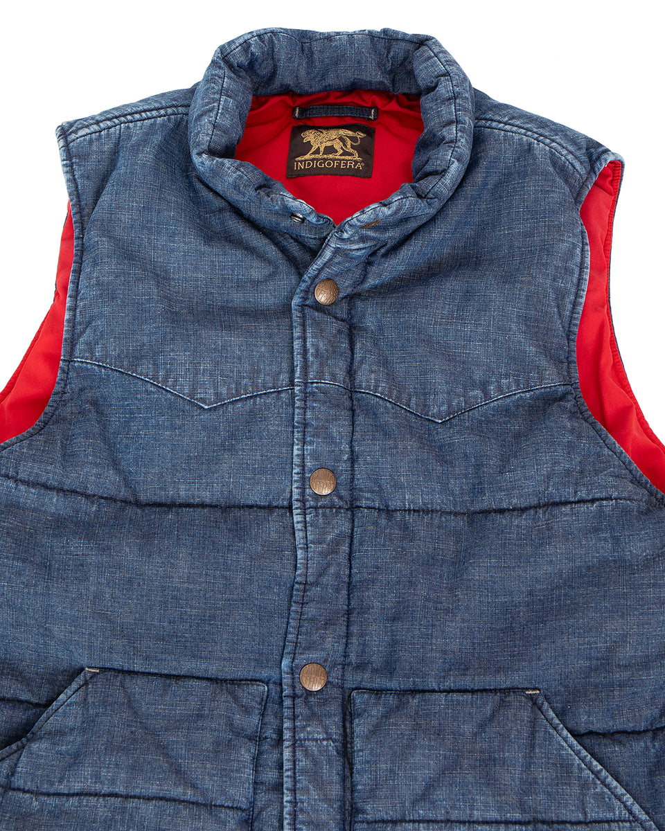 Indigofera Stosh Vest, Mil Chambray - Panchoandlefty.se – Pancho