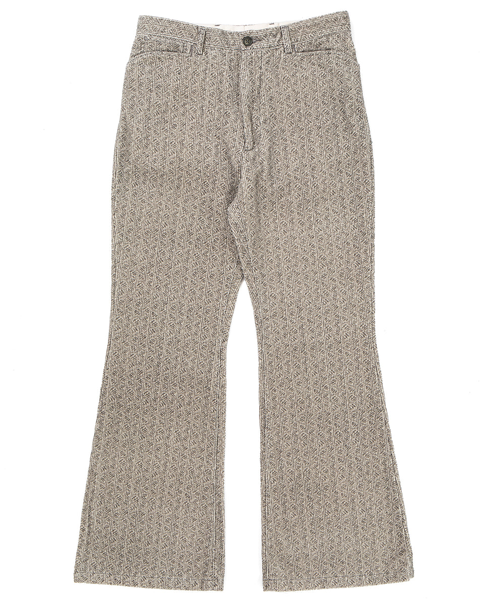 パンツ KAPITAL 00s archive corduroy flare pants Kapital 8W Corduroy Dawson-Stripe Frisko Flare Pants, Grey