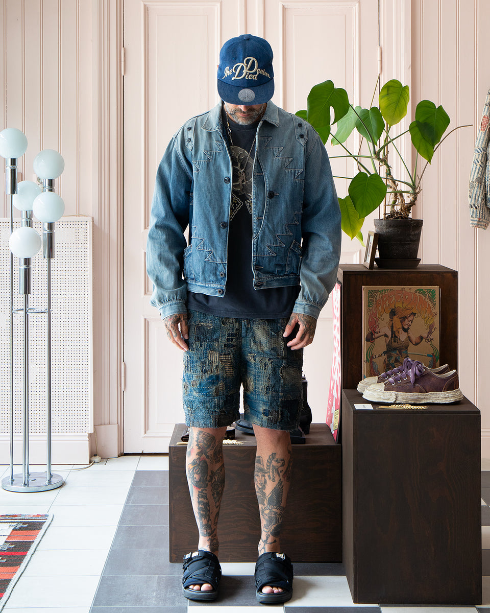 kapital boro ivy ショートパンツ Kapital IDG Boro Ivy Shorts | COJP Gallery