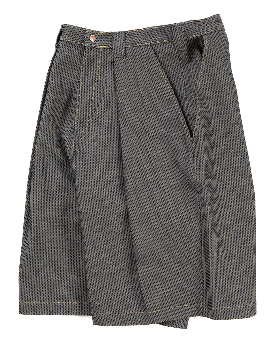 Kapital Century Denim KOME-KOME Jorts (Shallow), No. 7