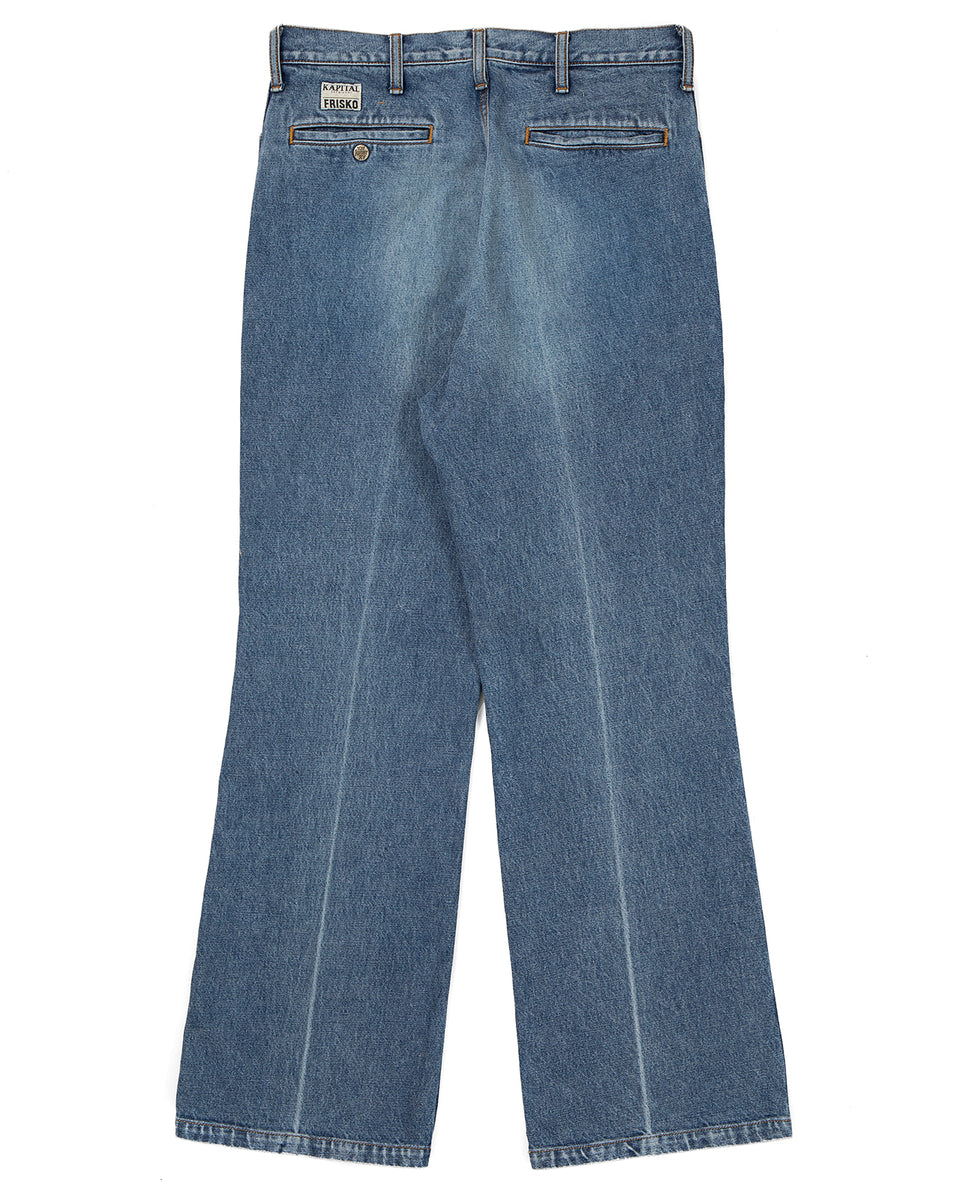Kapital 14oz Denim 5P Frisko (Center Pleat) - Panchoandlefty.se