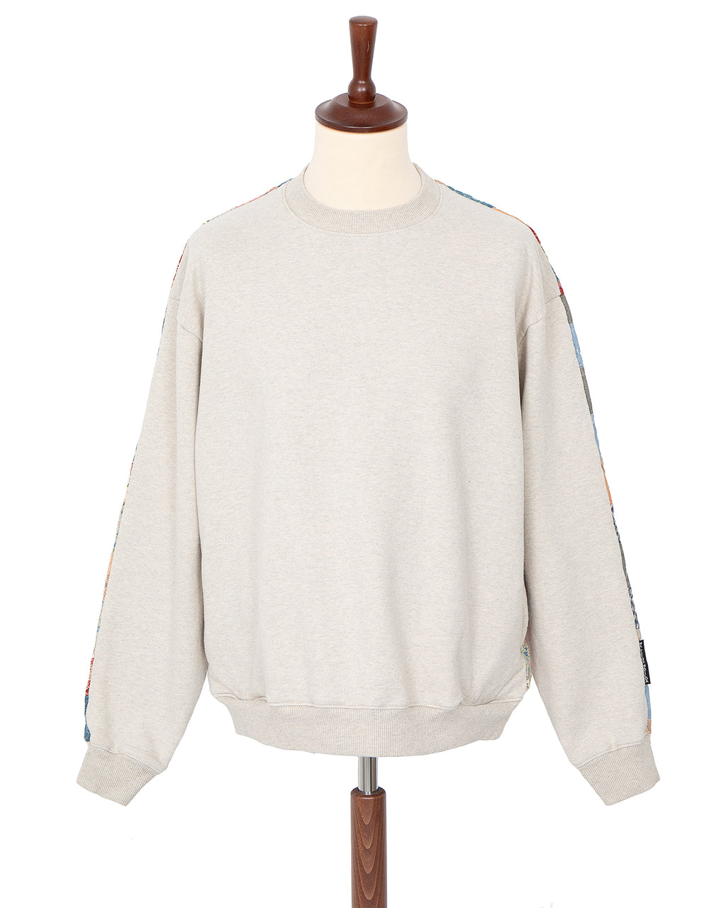 Kapital Knit x Yabane Quilt Two-Tone Big Sweater