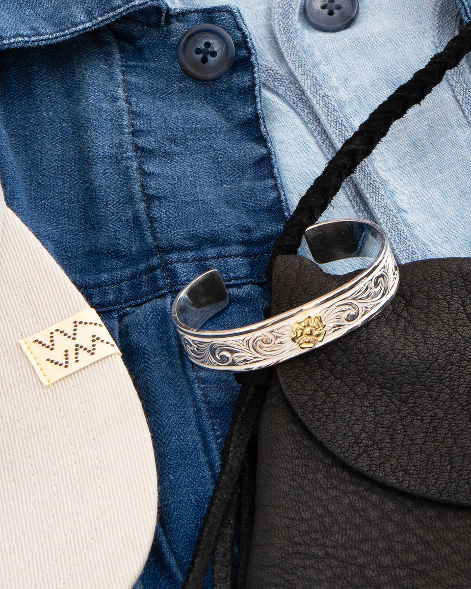 アクセサリー LARRY SMITH KARAKUSA ROSE BRACELET LARRY SMITH ラリースミス 通販 KARAKUSA BANGLE