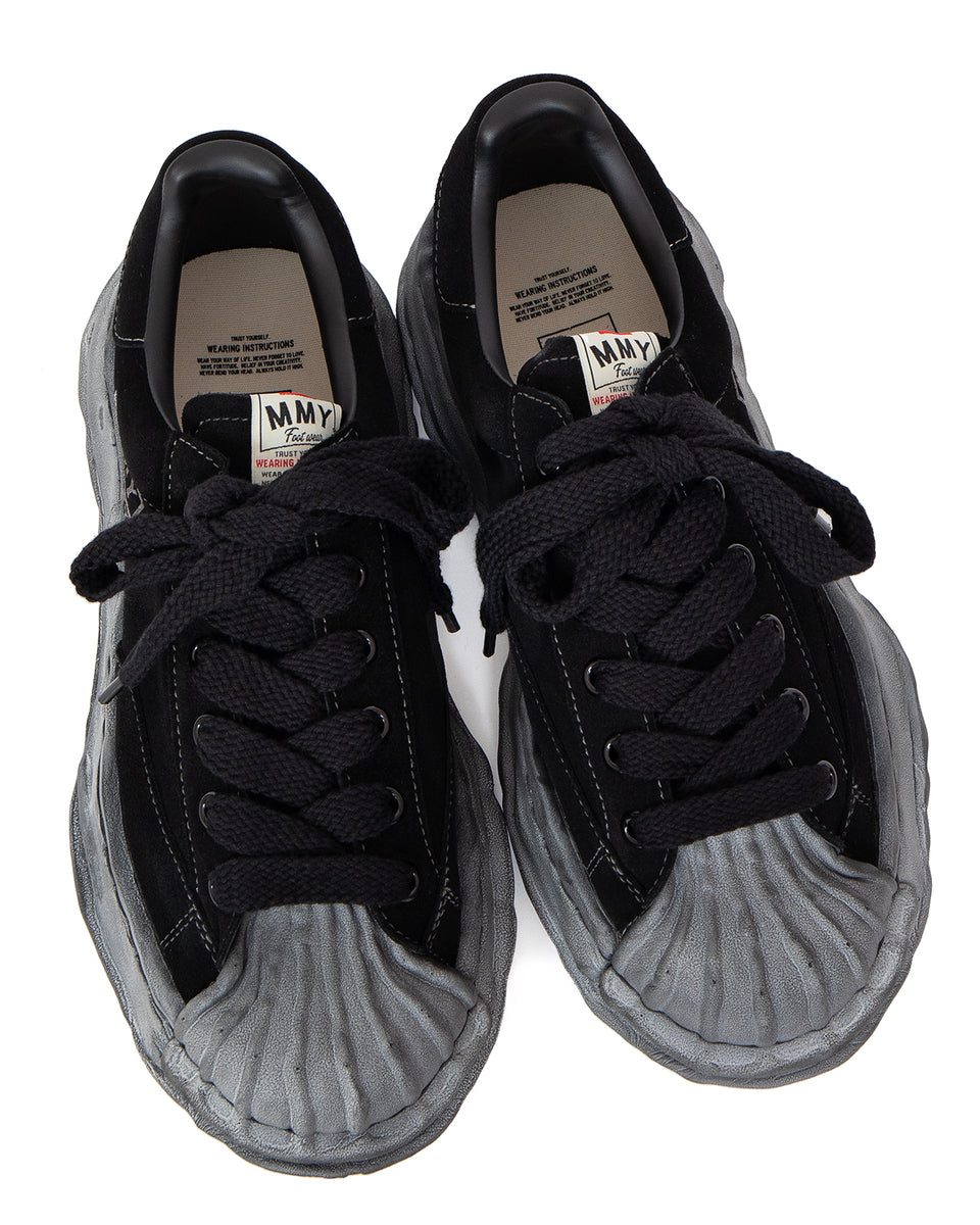 Maison Mihara Yasuhiro, Blakey Low, Black Leather - Pancho and