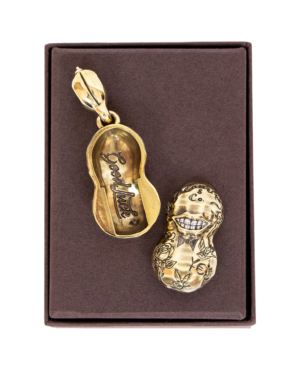 Peanuts & Co Bero Tattoo Peanuts (Slide) Large, Brass × Silver