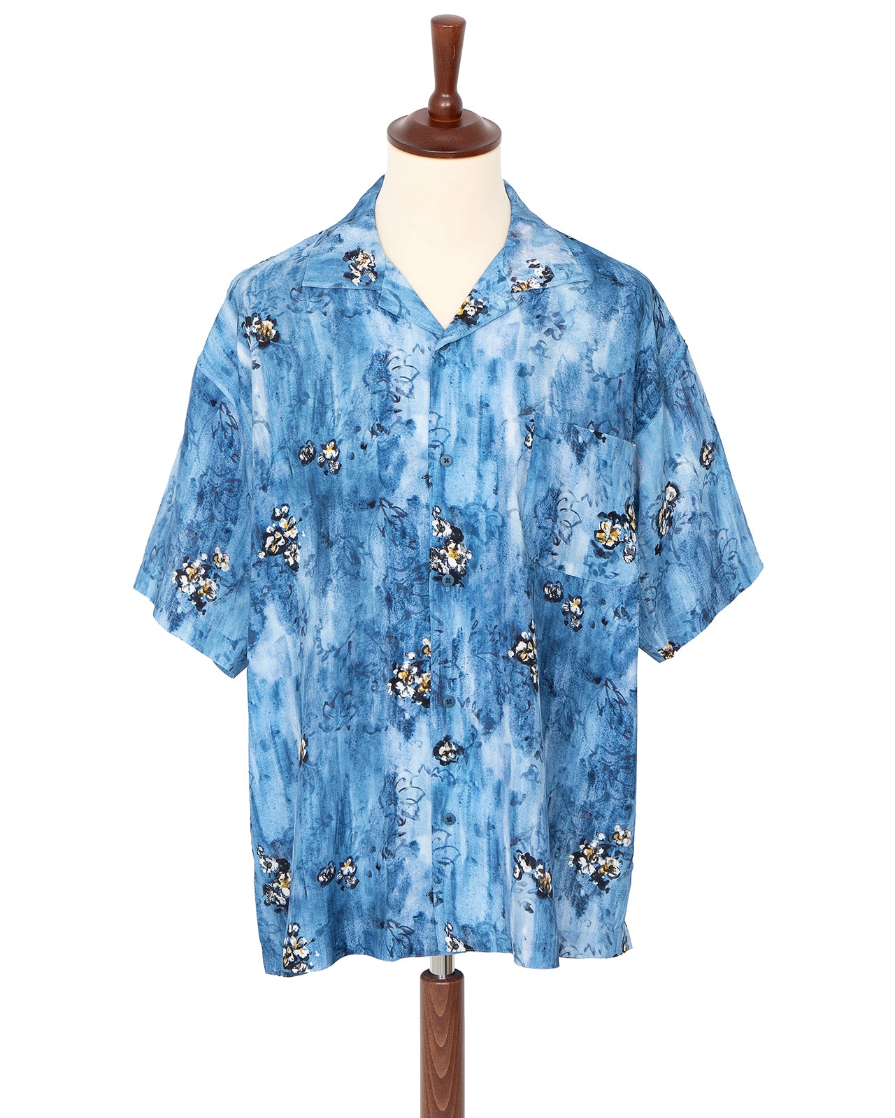 Porter Classic Aloha Shirt, Blue