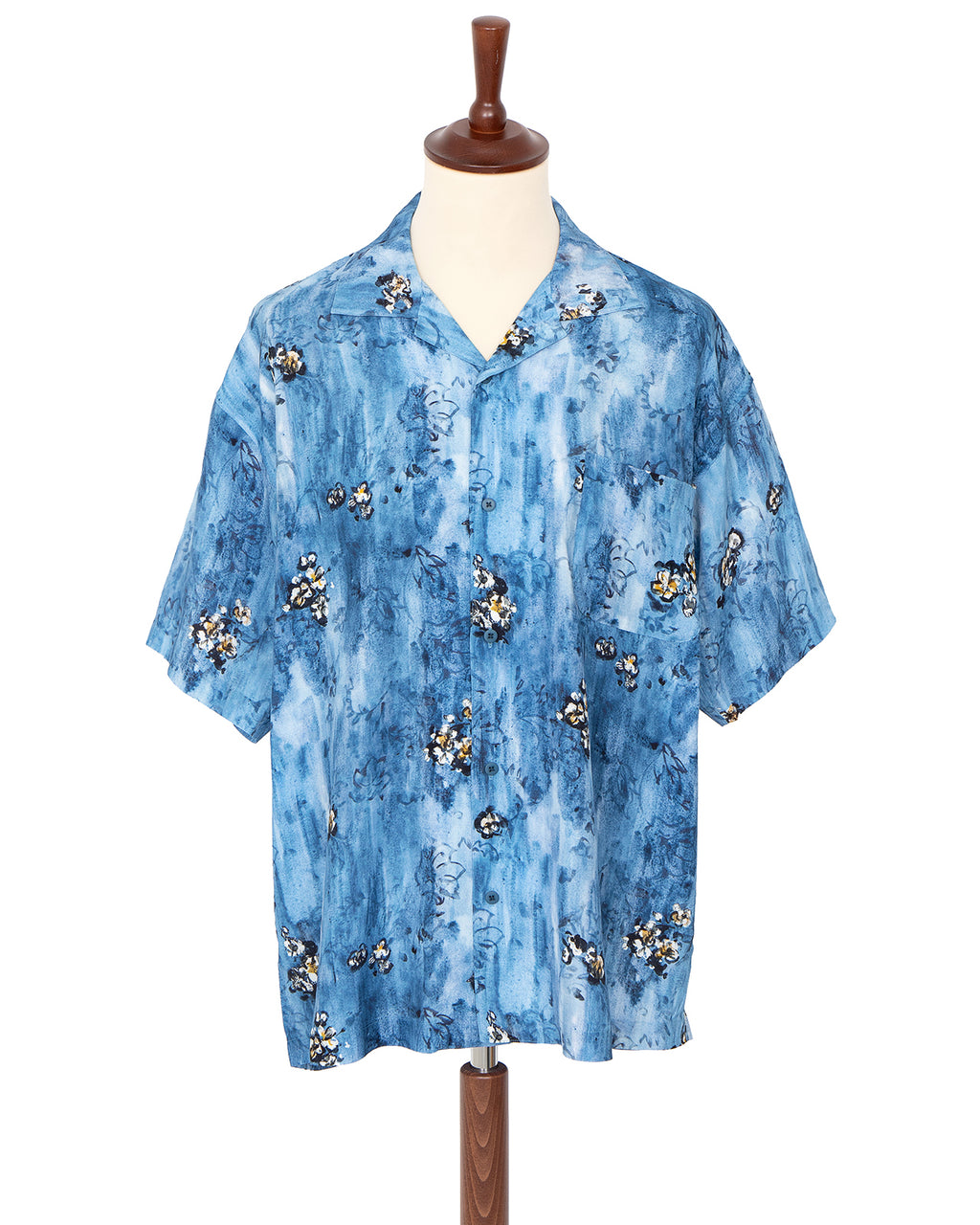 Porter Classic Aloha Shirt, Blue