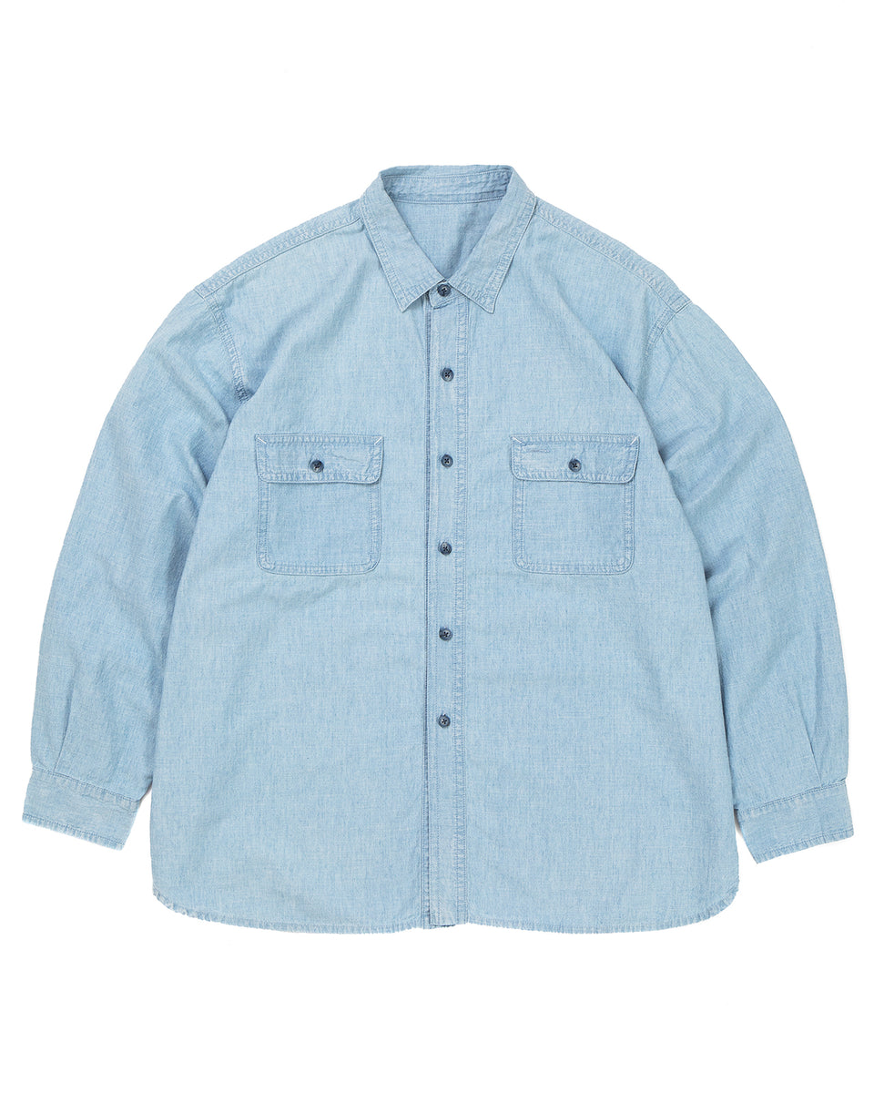 Porter Classic Shawshank Chambray Work Shirt – Pancho And Lefty