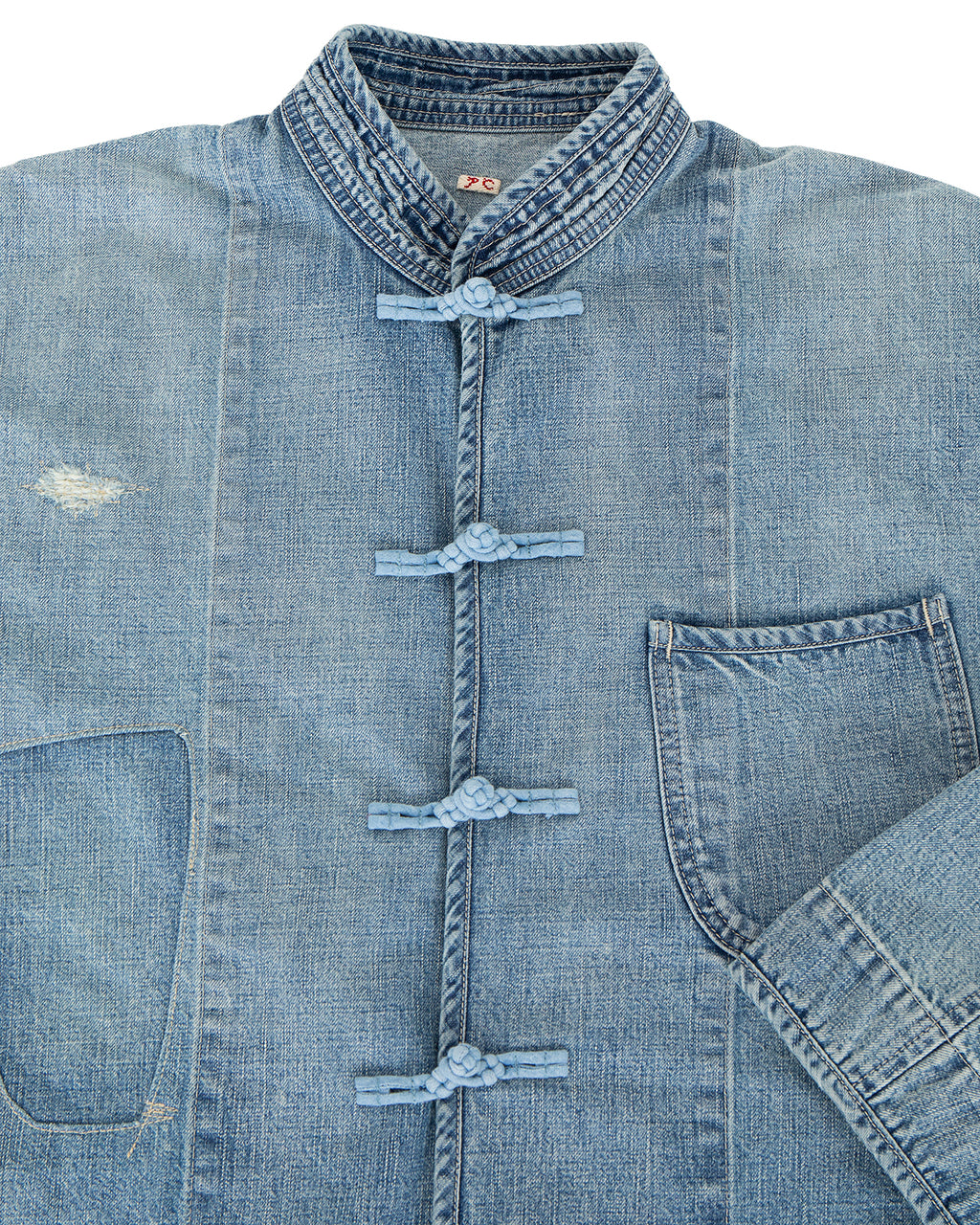 Porter Classic Cannery Row Denim Chinese Jacket