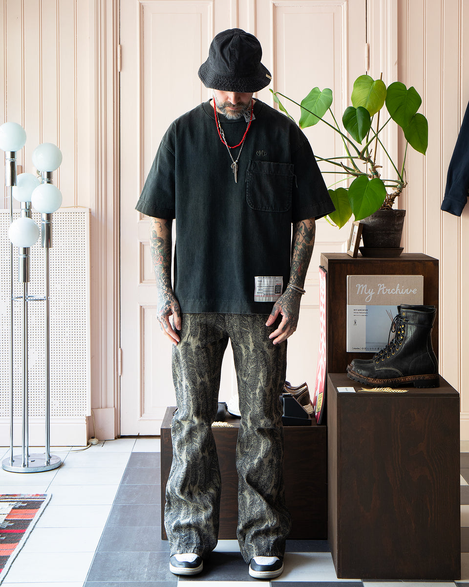 [KAPITAL]12ozマグパイデニム 5P OKABELLBO Kapital 12oz Magpie Denim 5P Okabello, Grey - Panchoandlefty.se