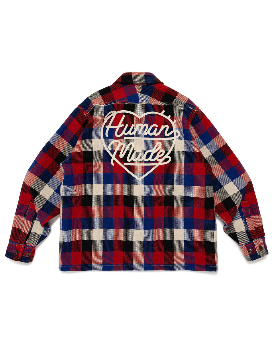 Human Made Wool Check Shirt Jacket, Red – Pancho And Lefty
