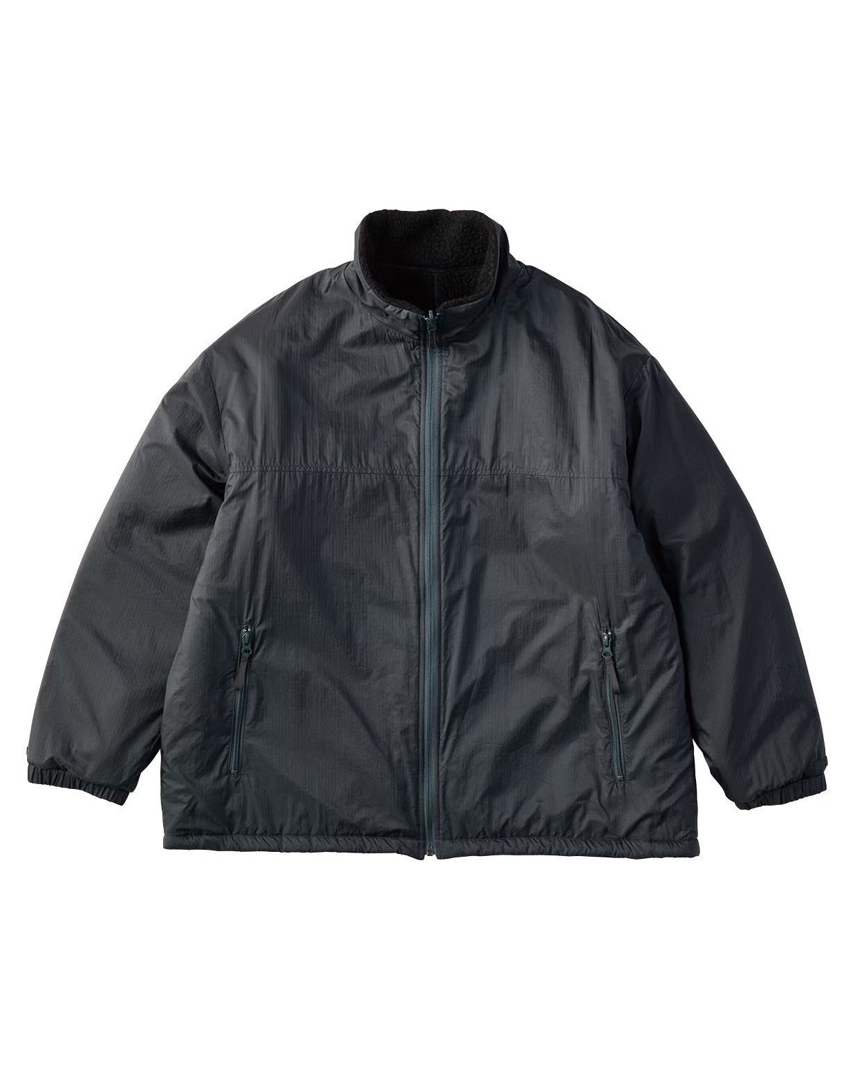 Porter Classic Fleece Liner Nylon Zip-Up Jacket, Black – Pancho