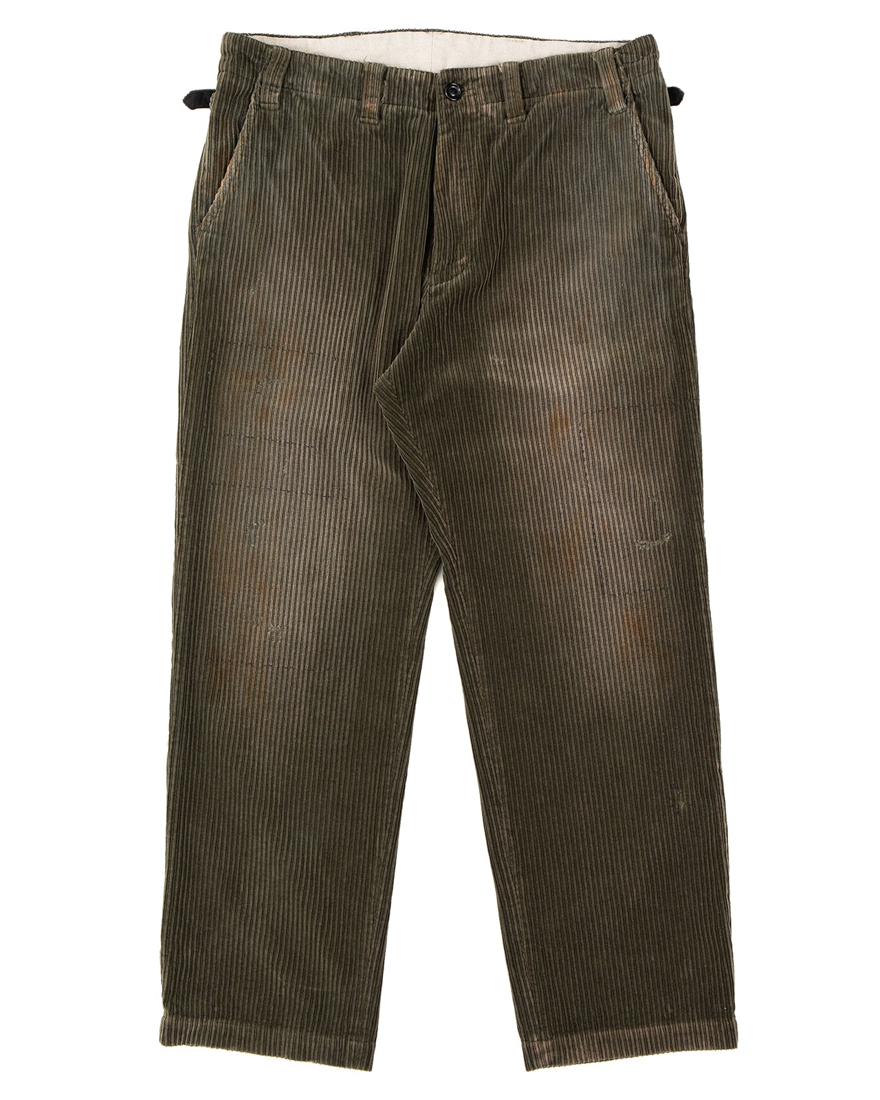 By Glad Hand, Lowell Corduroy Pants, Olive Vintage Finish