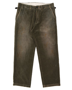 By Glad Hand, Lowell Corduroy Pants, Olive Vintage Finish