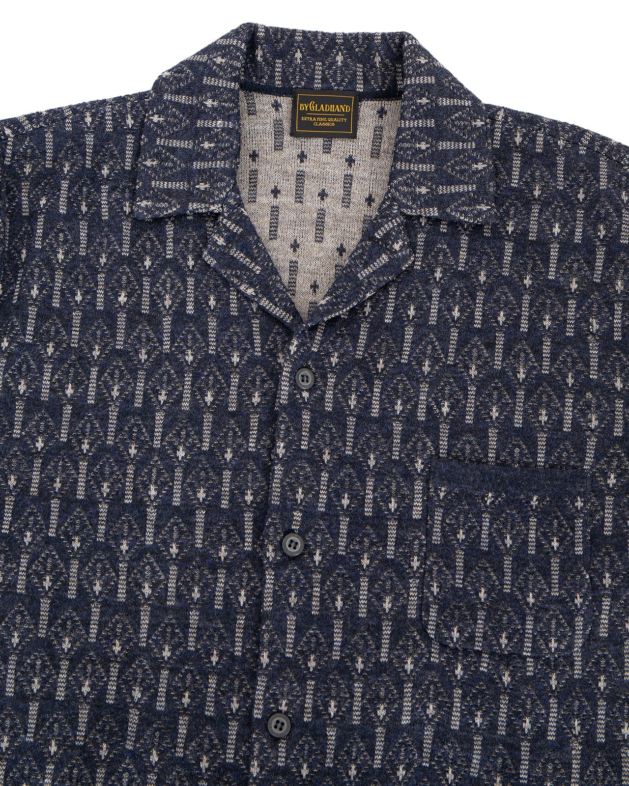 By Glad Hand Empire Room Mesh Shirt, Navy