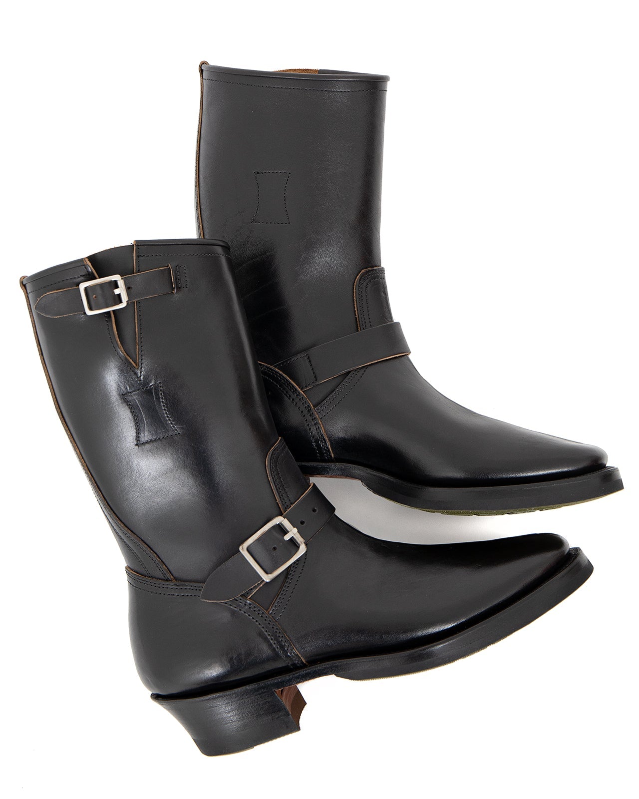 Clinch Engineer Boots, CN Soft Toe, Horsebutt, Overdye Black