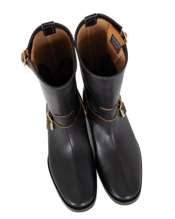 Clinch Engineer Boots, CN-Standard Last, Soft Toe, Gustave Cowhide, Black (Tea Core)