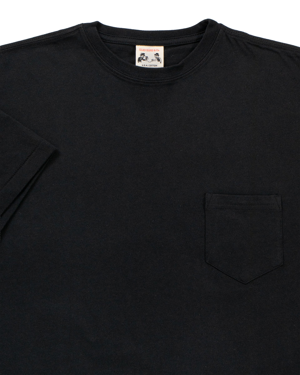 Glad Hand 20-Standard Pocket T-Shirt, Black
