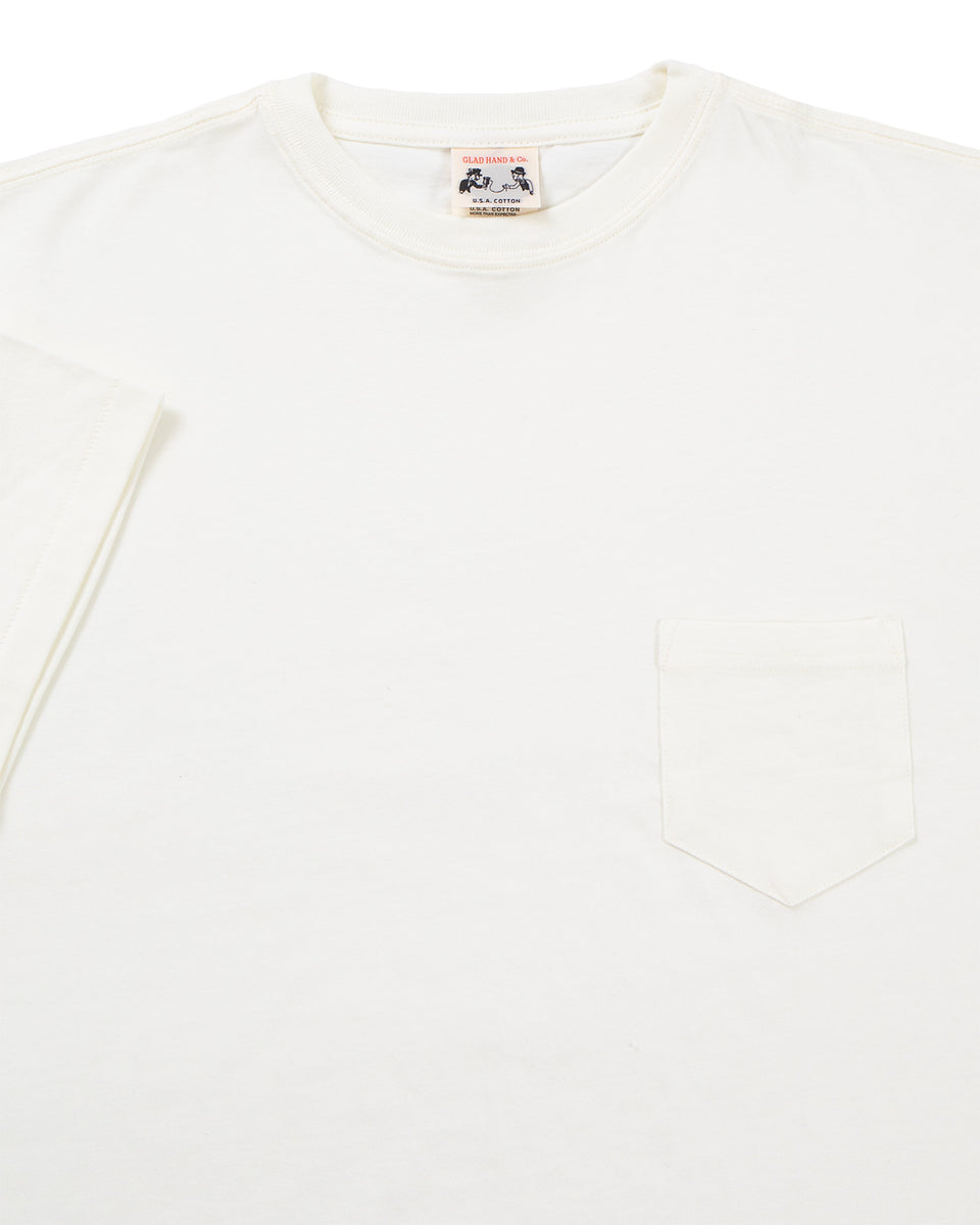 Glad Hand 20-Standard Pocket T-Shirt, White