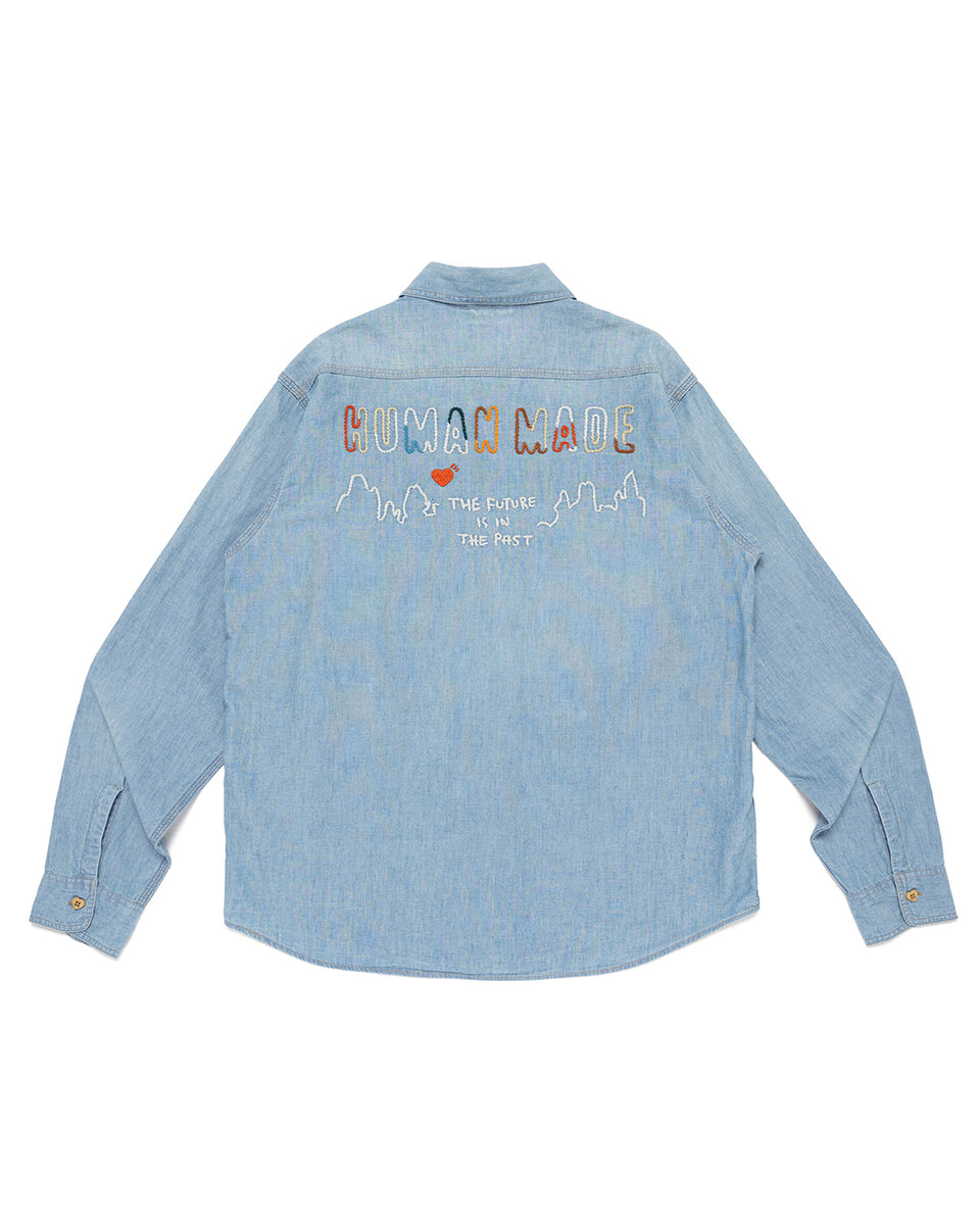 Human Made Embroidered Chambray Shirt