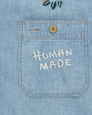 Human Made Embroidered Chambray Shirt
