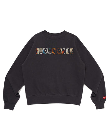 Human Made Embroidered Sweatshirt, Black