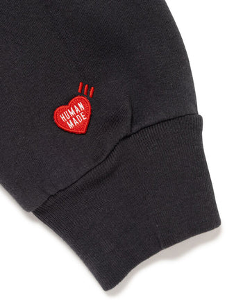 Human Made Embroidered Sweatshirt, Black