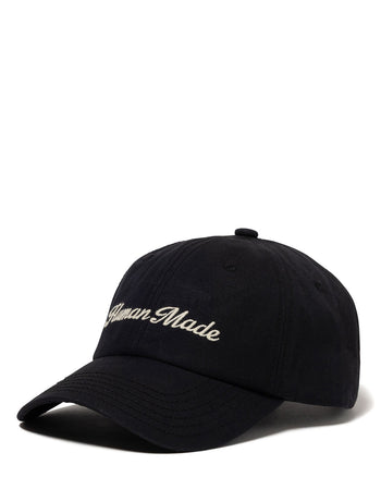 Human Made 6 Panel Canvas Cap, Black