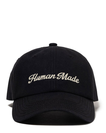 Human Made 6 Panel Canvas Cap, Black
