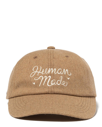 Human Made 6 Panel Wool Cap, Beige