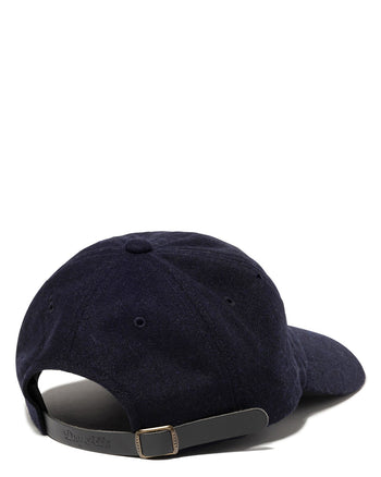 Human Made 6 Panel Wool Cap, Navy