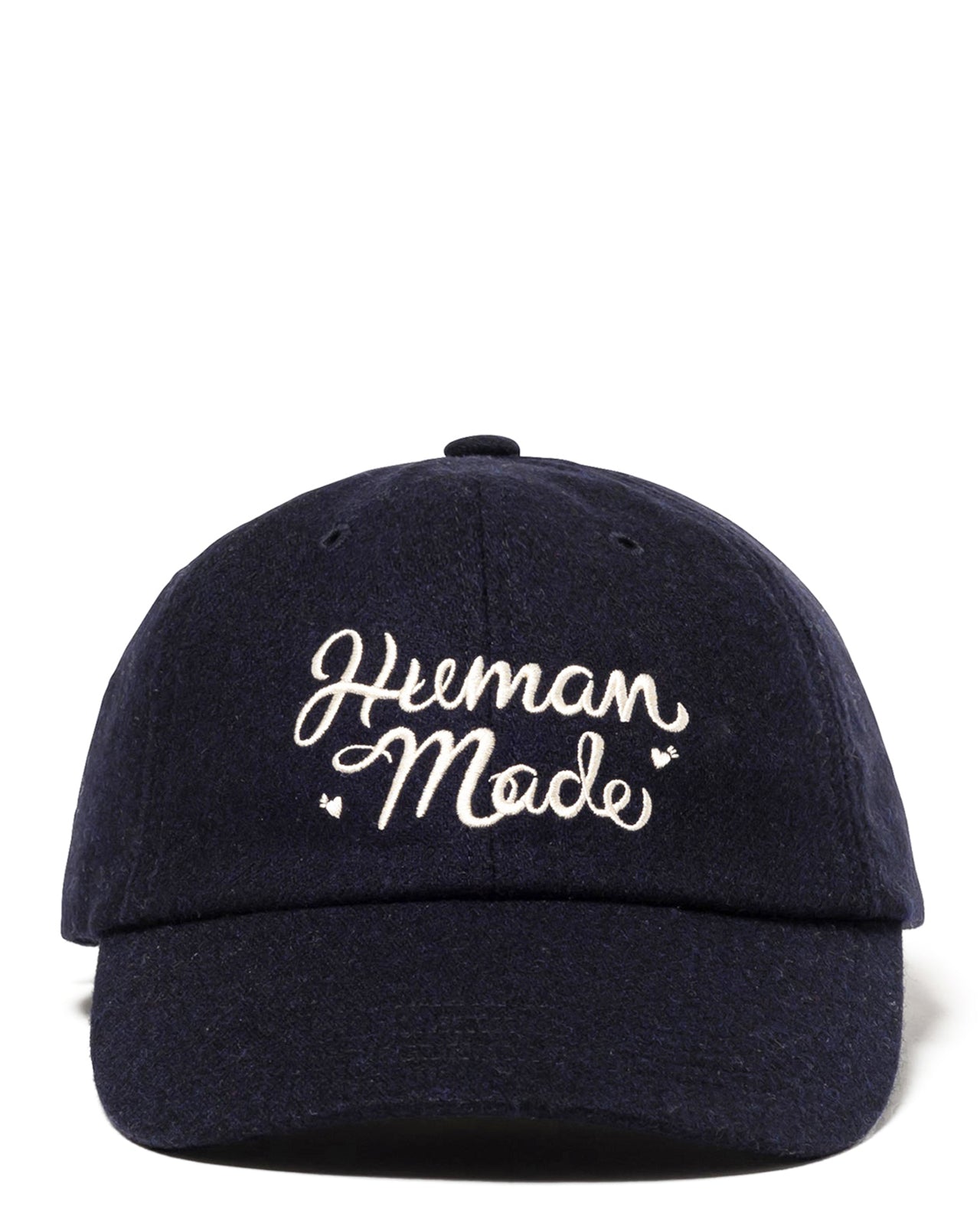 Human Made 6 Panel Wool Cap, Navy