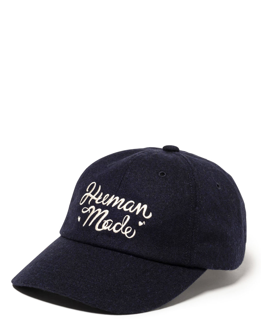 Human Made 6 Panel Wool Cap, Navy