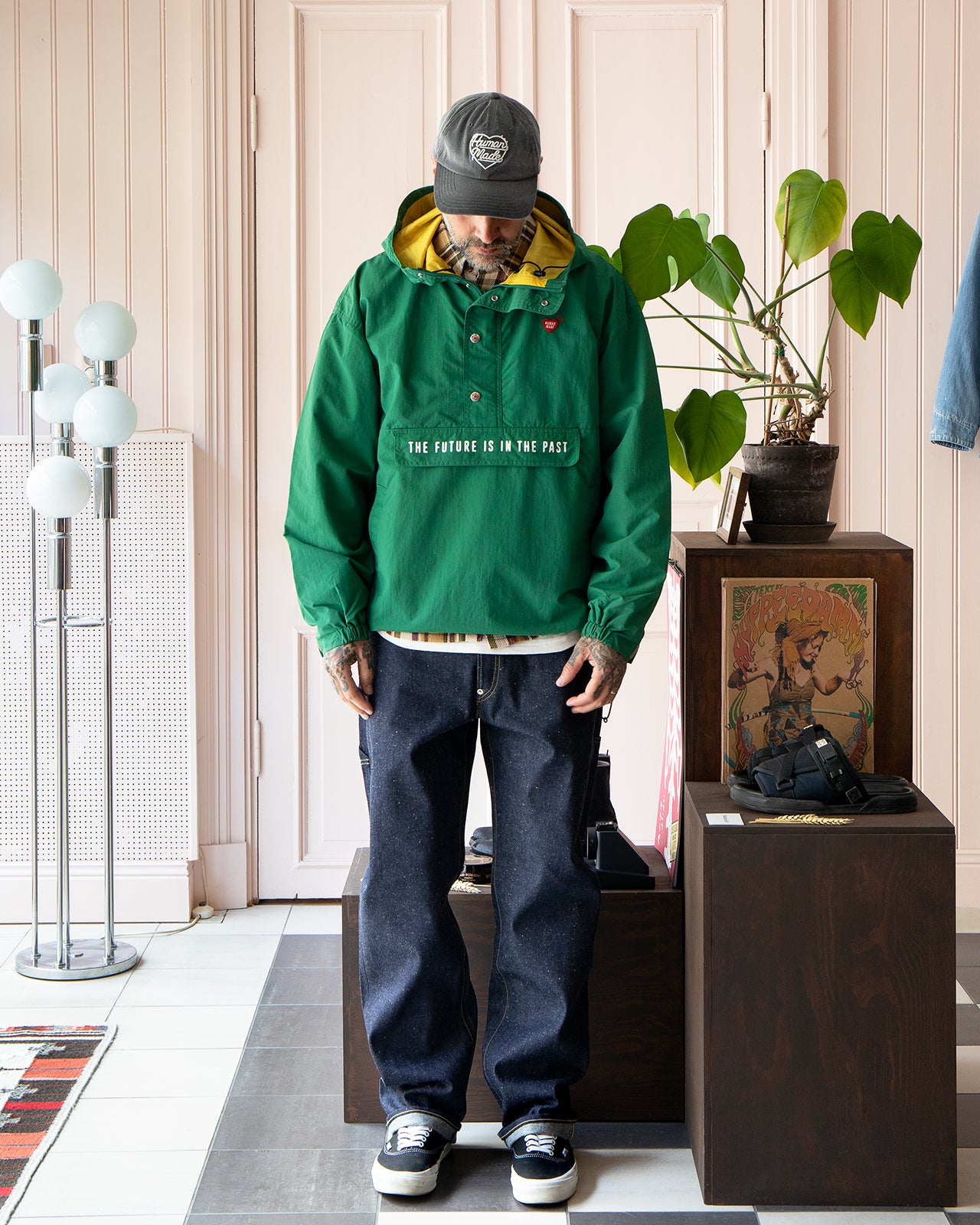 Human Made Anorak Parka, Green
