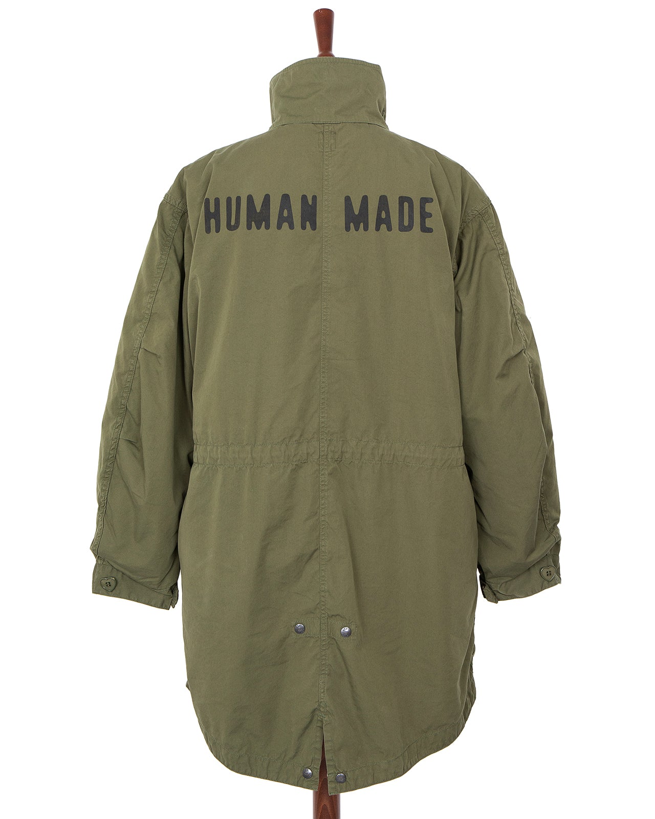 Human Made Fishtail Coat, Olive Drab