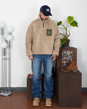 Human Made Fleece Jacket, Beige – Pancho And Lefty - Online Store