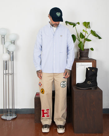 Human Made 6 Panel Twill Cap, Navy