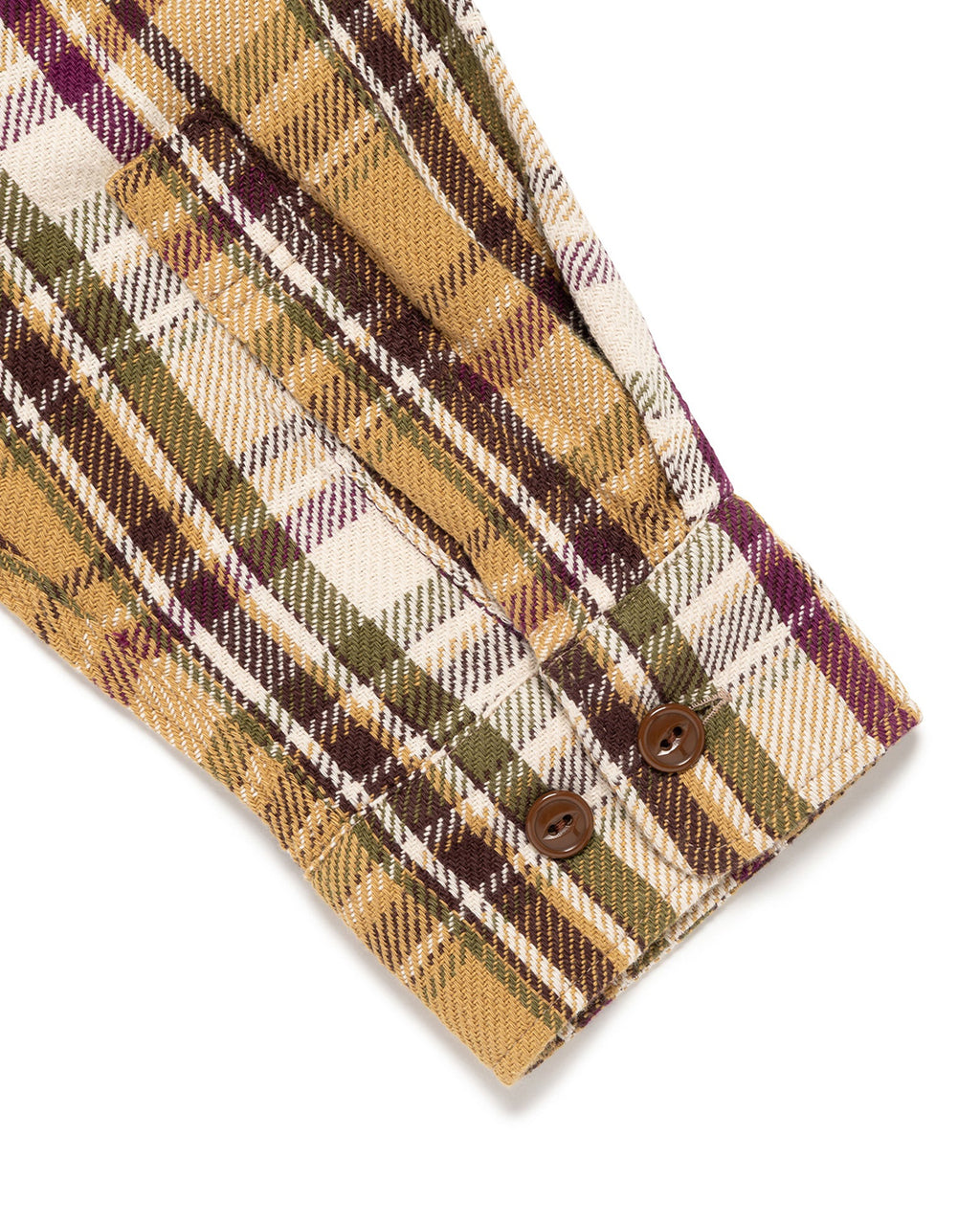 Human Made Check Shirt, Yellow