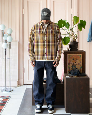 Human Made Check Shirt, Yellow – Pancho And Lefty - Online Store