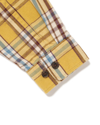 Human Made Check Shirt, Yellow