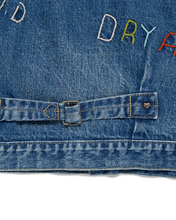 Human Made Embroidered Denim Work Jacket