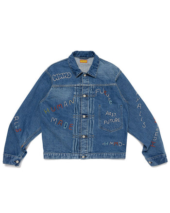 Human Made Embroidered Denim Work Jacket