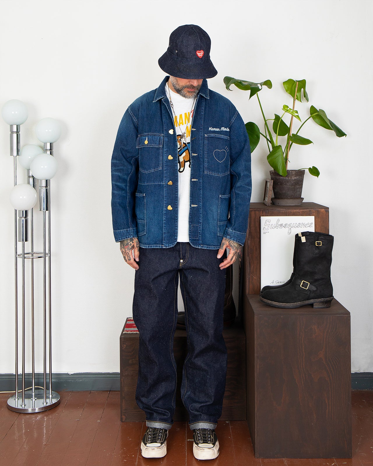 Human Made Denim Coverall Jacket – Pancho And Lefty - Online Store